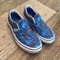 Vans Shoes | Kids Vans Glow In The Dark Galaxy Kids Slip On Shoes | Color: Blue/White | Size: 13.5
