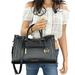 Michael Kors Bags | Michael Kors Carine Large Satchel Shoulder Crossbody Bag Black | Color: Black | Size: Os