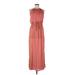 City Studio Casual Dress - Maxi: Pink Dresses - Women's Size Medium