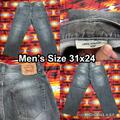 Levi's Jeans | Levis 569 Loose Straight Leg Denim Gray Jeans Pockets Men’s Size 31x24 | Color: Gray | Size: 31