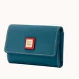 Dooney & Bourke Bags | 23. Dooney And Bouke Flap Wallet Teal Nwt | Color: Blue/Green | Size: Os
