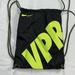 Nike Bags | Nike Vpr Black Draw String Backpack Bag | Color: Black/Green | Size: Os