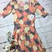 Lularoe Dresses | Lularoe Nicole Dress Cabbage Rose Pastel Floral & Garden Lattice Print Nwt Xs | Color: Pink/Purple | Size: Xs