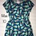 Lularoe Dresses | Lularoe Disney Mae Dress Daisy Duck Brand New Nwt Teal Aqua | Color: Blue/Pink | Size: 10g