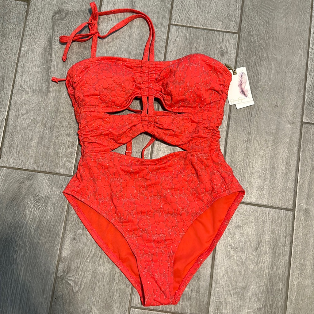 Jessica Simpson Swim | Jessica Simpson One Piece | Color: Orange/Red | Size: S
