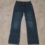Levi's Bottoms | Levi Strauss Boys Jeans 514 Slim Straight 25x25 10 Reg Dark Wash Denim Pants | Color: Blue | Size: 10b