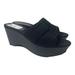 Nine West Shoes | Nine West Alypsso Women’s Black Wedge Sandals | Color: Black | Size: 6