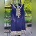 Lilly Pulitzer Dresses | Lilly Pulitzer Sleeveless Sundress. Size 10. Navy Blue. | Color: Blue | Size: 10