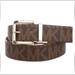 Michael Kors Accessories | Michael Kors Mk Brown Logo Belt 1 | Color: Brown | Size: Small