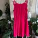 Jessica Simpson Dresses | Jessica Simpson Women’s Fuchsia Fit & Flare Pleated Strappy Dress-8 | Color: Pink | Size: 4