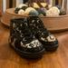 Michael Kors Shoes | Michael Kors Baby Ivy Mist Crib Booties Shoes New Infant Black Gold | Color: Black/Gold | Size: Various