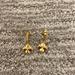 Kate Spade Jewelry | Kate Spade Gold Jeweled Dangle Earrings With Spade Backings | Color: Gold | Size: Os