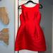 Kate Spade Dresses | Kate Spade New York Red Flirty Back Mini Dress Size 4 | Color: Black/Red | Size: 4