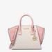 Michael Kors Bags | Michael Kors Avril Small Logo Top-Zip Satchel | Color: Pink/White | Size: Os