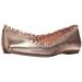 Kate Spade New York Shoes | Kate Spade New York Nicole Leather Pointed Toe Flat Rose Gold 6 New $198 | Color: Gold/Pink | Size: 6
