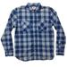 Levi's Shirts | Levi's Vintage Shirt Mens M Medium Blue Plaid Button Long Sleeve Bat Wing Logo | Color: Blue | Size: M