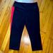 Nike Pants & Jumpsuits | Nike Dri-Fit Capri Leggings | Color: Black/Red | Size: M