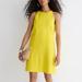 J. Crew Dresses | Maxine High-Neck Shift Dress In Linen | Color: Yellow | Size: S