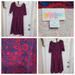 Lularoe Dresses | Lularoe Woman's Extra Large Short Sleeve Dress, Size: Xl Color: Red/Blue | Color: Blue/Red | Size: Xl