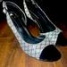 Nine West Shoes | Nine West- Black And Silver, 2”Heel - Size 10 Excellent Condition | Color: Black/Silver | Size: 10