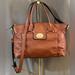 Kate Spade Bags | Kate Spade New York Janie Hampton 2-Way Brown Leather Satchel Preloved | Color: Brown | Size: Os