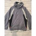 Nike Jackets & Coats | Nike Men Ski Snowboard Winter Waterproof Jacket Nylon Sz L Gray Heavyweight Read | Color: Gray/Red | Size: L