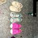 Converse Shoes | Little Girl Size 5 Bundle | Color: Black/Pink/Purple/Silver | Size: 5bb