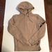 American Eagle Outfitters Shirts | Aeo Tan Hooded Sweatshirt Mens Xs | Color: Cream/Tan | Size: Xs