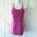 Lululemon Athletica Tops | Lululemon Tank Top 4 6 Shelf Sports Bra Pink Purple Stripe Active Athletic Yoga | Color: Pink/Purple | Size: 4