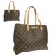 Louis Vuitton Bags | Louis Vuitton Wilshire Monogram Brown Mm Fashion Bag Tote Bag Shoulder Bag Lv | Color: Black/Brown | Size: Os