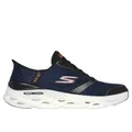 Skechers Men's Slip-ins: GR Swirl Tech Speed - Surpass Sneaker | Size 12.0 | Navy/Orange | Textile/Synthetic | Machine Washable | Hyper Burst