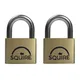 Squire - Ln5T Lion Brass Padlocks 5-Pin 50mm Twin Pack