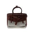 Reed Krakoff Leather Laptop Bag: Pebbled Silver Bags