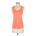 Nike Active T-Shirt: Orange Activewear - Women's Size Small