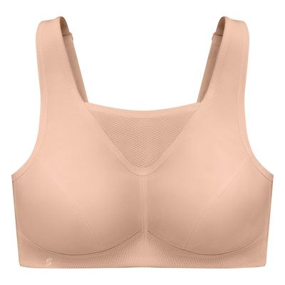 GLAMORISE - Sport-Bustier mit bestem Halt - Kaffee Unterwäsche Damen