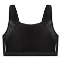 GLAMORISE - Atmungsaktiver Mesh-Sport-BH - Schwarz Unterwäsche Damen