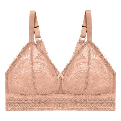 GLAMORISE Bramour Gramercy Spitzen-Bralette de luxe - Cappuccino 75E Damen Image