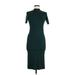 Zara Casual Dress - Midi: Green Dresses - Women's Size Small
