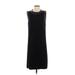 Robert Rodriguez Casual Dress - Shift Crew Neck Sleeveless: Black Print Dresses - Women's Size Small