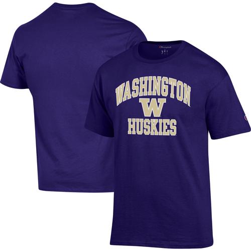 Herren-T-Shirt „Champion Purple Washington Huskies High Motor“.