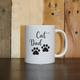 Personalised Cat Dad Mug Cup Ceramic 11oz Funny Cat Parent Animal Lover Mug Present Gift Dad Step Dad Grandad Birthday Mug Gift Husband Gift
