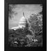 Highsmith Carol 15x18 Black Modern Framed Museum Art Print Titled - Capitol Hill-Washington D.C.