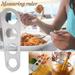 Taylongift Christmas Valentine s Day 4 Hole Stainless Steel Pasta Measuring Tool Spaghetti Measuring Tool Noodle Spag