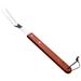 Stainless Steel Roasting Stick Barbecue Stick Wooden Handle BBQ Roasting Needle