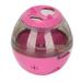 Dog Treat Ball Automatic Pet Slow Feeder Treat Ball Cat Dog Toy for Pet Reduces Boredom Increases IQ Interactive Adjustable Dog Treat Dog Ball Dispensing Dog Toys[Pink]