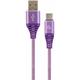 Gembird - CC-USB2B-AMCM-2M-PW usb cable 2.0 usb a usb c Violet,White - Cable (CC-USB2B-AMCM-2M-PW)