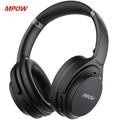Mpow New Active Noise Cancelling Headphones Wireless Bluetooth Headset 40H Playtime with CVC8.0 Microphone Black