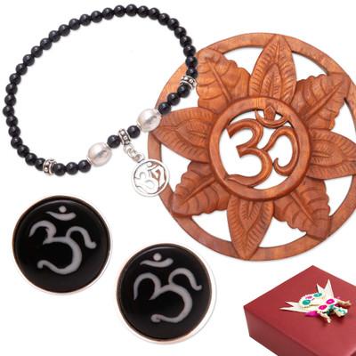 'Om Mantra-Themed Traditional Curated Gift Set from Bali'