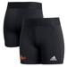 Women's adidas Black ULM Warhawks Alphaskin Tight Shorts