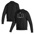 Women's adidas Black Miami Hurricanes Premium Pullover Sweatshirt